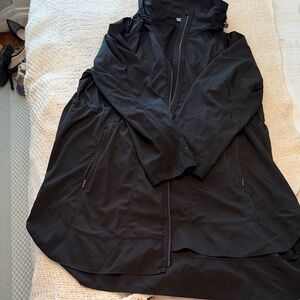 Black Athleta Rain Jacket